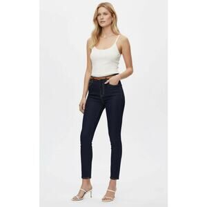 Everlane The Way High Skinny Jeans Dark Wash High Rise Stretch Denim Size 27
